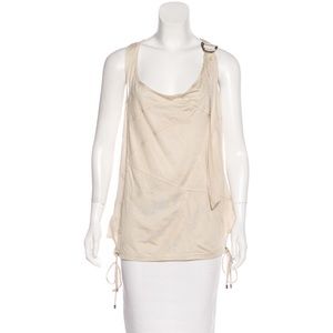 Burberry Silk Racerback Top